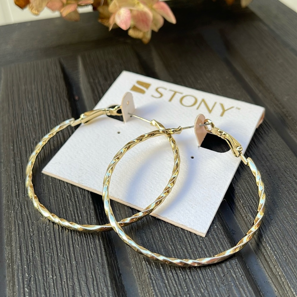 Gold Hoop Earrings